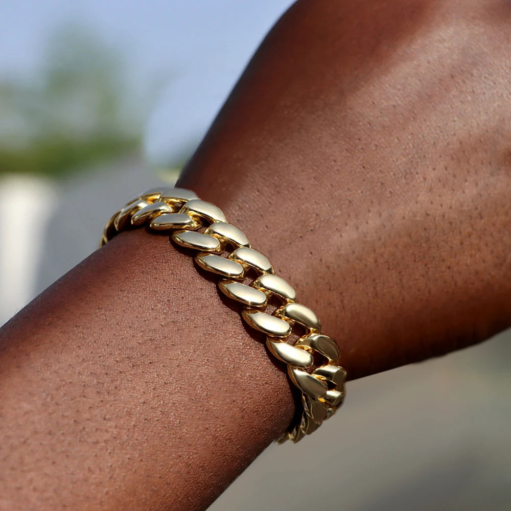 Iced Out Cuban Link Bracelet