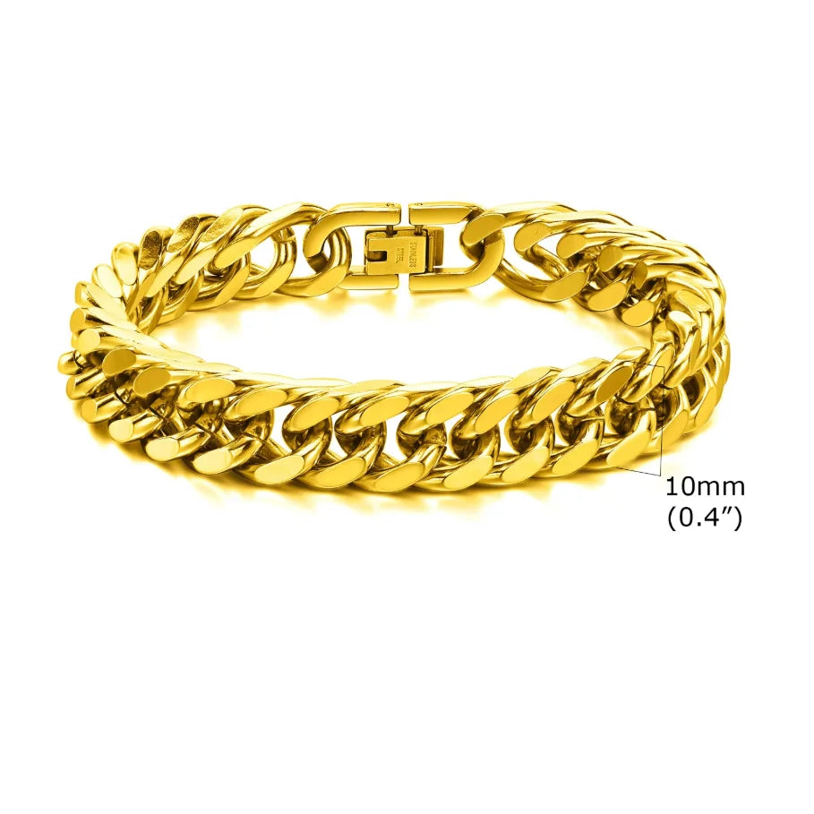 Stainless Steel Cuban Bracelet Vnox Stainless Steel Cuban Bracelet for