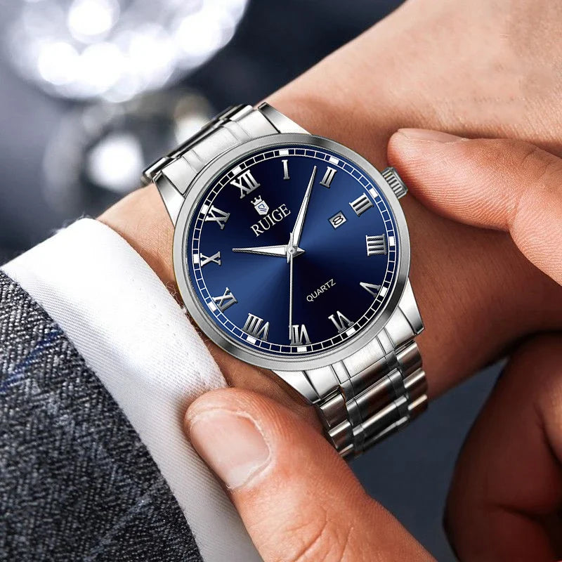 Classic Blue Dial Watch: Timeless Elegance for Modern Style ⌚✨