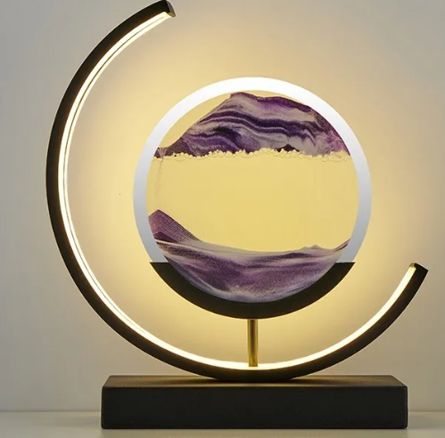 Chinese Style Hourglass Table Lamp