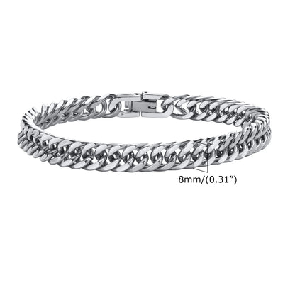 Stainless Steel Cuban Bracelet