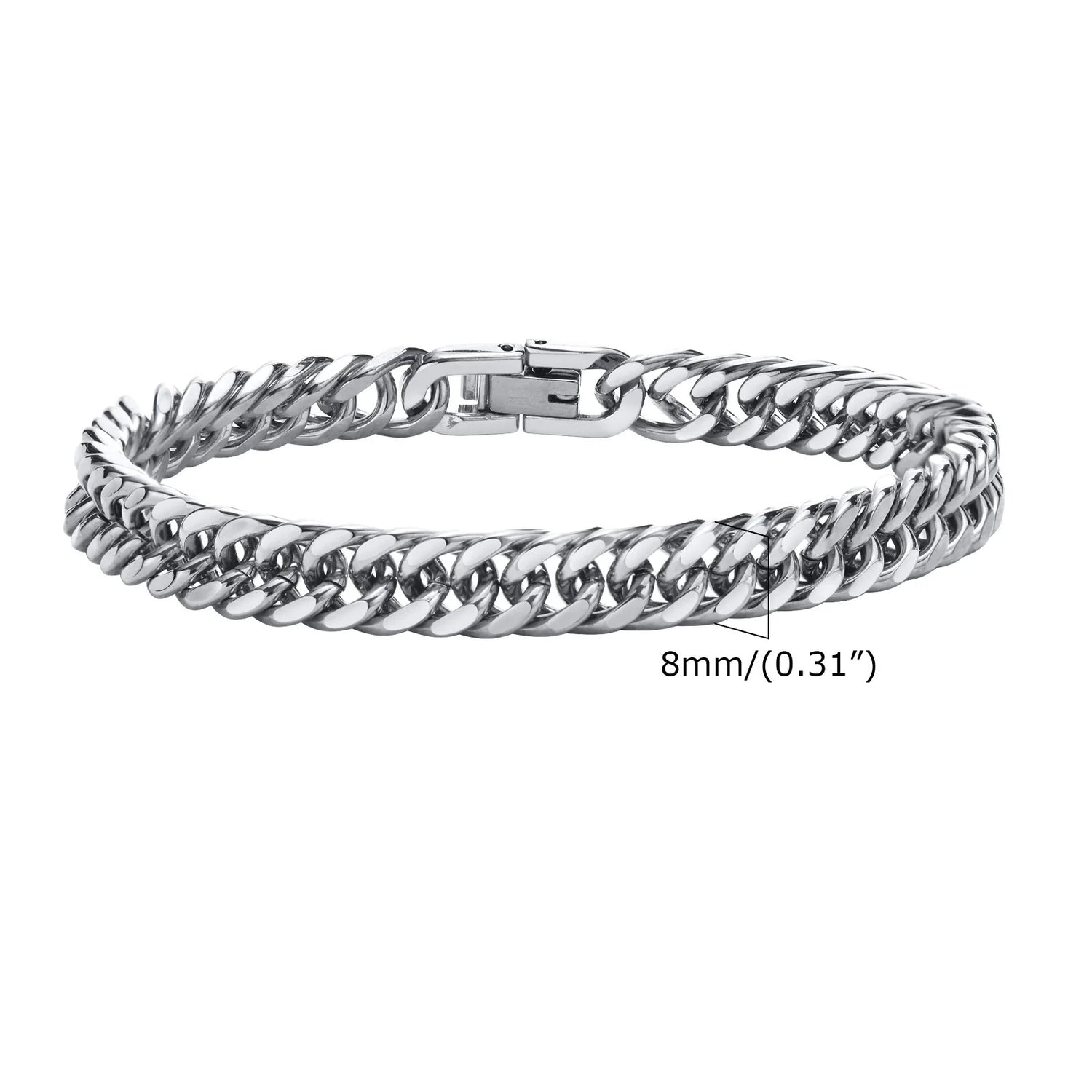Stainless Steel Cuban Bracelet Vnox Stainless Steel Cuban Bracelet for