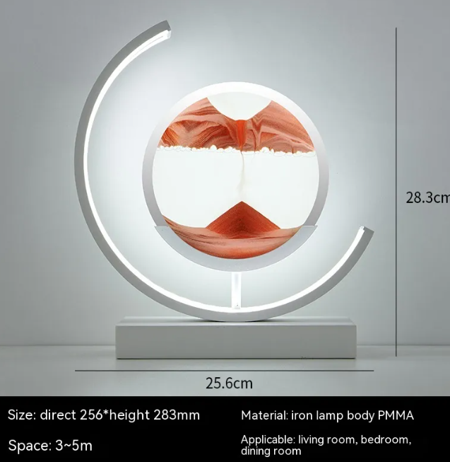 Chinese Style Hourglass Table Lamp